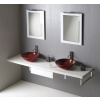 Sapho AVICE doska pod umývadlo 220x50cm, hrúbka 5cm, dub starobiely AV225