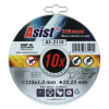 ASIST Sada rezných kotúčov oceľ / INOX 115 x 1mm, 10ks v plechovom boxe