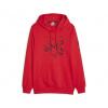 Puma ACM FTBLCORE GRAPHIC HOODY červená,čierna