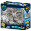 PRIME 3D puzzle GES Snežné leopardy 100 ks