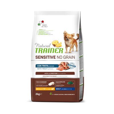 Natural Trainer Sensitive dog NO GRAIN MINI pstruh 2kg