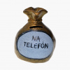 Pokladnička s nápisom - na telefón