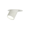ACB E3874080B Zapustené stropné svietidlo GINA LED GU10, 1x8W, IP20, nastaviteľné, biela