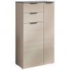Venda STREDNE VYSOKÁ SKRINKA, antracitová, kašmírová, 60/107/30 cm - Kúpeľňové skrinky - 001279034606