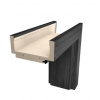 Siko Obložková zárubeň DRE 80 cm pro tloušťku stěny 14-16 cm jilm antracit levá O4JA80L