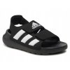 Adidas detské sandále z peny, čierne veľkosť 33
