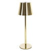 Toolight Toolight, dotyková LED nočná stolná lampa 5W, 3 farby svetla, USB napájanie, APP1364-T GOLD, zlatá lesklá, OSW-08627