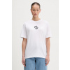 Karl Lagerfeld Jeans tričko dámske s bavlnou B1W17086 biela XS