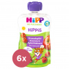 6x HIPP BIO HiPPiS Jablko-Maliny-Granátové Jablko-Acerola 100 g, od 1 roka