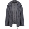 Regatta Pánska nepremokavá bunda 3v1 TRA150 Seal Grey XXL