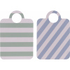 Doštička na krájanie a servírovanie Checks & Stripes 21 x 31 cm