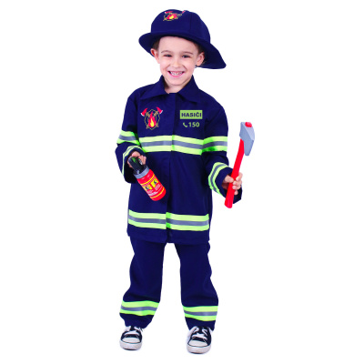 RAPPA Detský kostým hasič s českou potlačou (L) e-obal