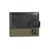 peněženka Meatfly Nathan Premium Leather Wallet 25/26 Olive/Black