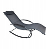 Záhradné lehátko - Materiál hojdajúci sa šedé slnečné lôžko pre záhradu s terasou (Materiál hojdajúci sa šedé slnečné lôžko pre záhradu s terasou)