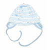 Čiapočka na zaväzovanie, bavlna, Baby Stars, pastel blue, veľ. 74/80