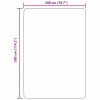 vidaXL Chlpatý koberec s vysokým vlasom NAVARRA svetlosivá 200x290 cm - Sivá - 253212-268853