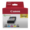 Canon originální inkoustová náplň PGI-580 PGBK/CLI-581 CMYK, CMYK, 1x11.2 + 4x5.6ml, 2078C005, Canon 5-pack PIXMA TR7550, TR8550, TS6150, TS815