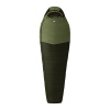 Spací vak Alpinus Ultralight Pro 1000 pravý zelený múmia +6°C, kapucňa, golier