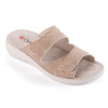 Dámske ortopedické šľapky na kline béžové veľ. 38
