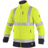 CANIS Výstražná mikina HI-VIS PRESTON, Fleece, Žlto-modrá, Varianta žlto-modrá, Veľkosť 3XL