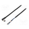 Připojovací kabel M8 PIN 3 úhlový Dél 5m zástrčka 1A PVC
