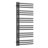 Erga Aquatic, vykurovacie teleso 1200x500 mm, 494W, čierna, ERG-LAV-AQUA-12050-BK