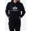 ALPHA INDUSTRIES Mikina Basic Kryptonite - čierna (116335/03) Veľkosť: XXL/Regular
