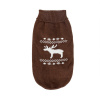 Sveter Elk pre psa Nobleza - XS 20cm Farba: Hnedá