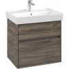 VILLEROY & BOCH Collaro závesná skrinka pod umývadlo, 2 zásuvky, 604 x 444 x 546 mm, Stone Oak, C00900RK