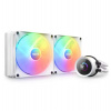 NZXT vodní chladič Kraken 280 RGB / 2x140mm fan / 4-pin PWM / LCD disp. / 6 let / bílý (RL-KR280-W1)