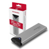 AXAGON EEM2-UG2, 10Gbps USB-C - M.2 NVMe SSD ARROW box, strieborný (EEM2-UG2)