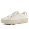 Ara širšie poltopánky na platforme Monaco Cream/Platin 12-46523-17 - 37