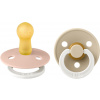 BIBS Colour cumlíky z prírodného kaučuku 2ks - veľkosť 2 - Blush Nočný / Vanilla Nočný
