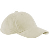 Beechfield Kšiltovka B 680 EarthAware®, 6 panelová COT53068005299-stone UNI Šedá kamenně