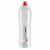 ELITE-Fľaša JET transparentná červené logo 950 ml Biela 0,95 L