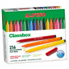 Alpino Veľké balenie 216 farebných fixiek