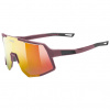 Okuliare UVEX sequenze CV burgundy matt/mir.red