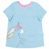 Bembi Dievčenské tričko JEDNOROŽEC Farba: Blankytná, Veľkosť: 86
