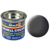 REVELL 66 Olivovo sivá matná syntetická modelárska farba (RAL7010), 14ml (REVELL 32166 OLIVE GREY MAT 14ml 0,47fl oz EMAIL COLOR)