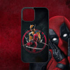 Deadpool a Wolverine Okrúhle logo - iPhone obal