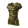 MALFINI® Tričko dámske Camo Pure camouflage green Veľkosť: L C223415