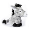 Kids World Plyšový oslík sediaci 28 cm 10710