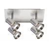 PAULMANN Spotové svítidlo Teja nikl satin max.4x10W GU10 66701