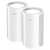 Cudy Bezdrôtová MESH sústava Cudy M11000 BE11000 Tri-Band 2,4/5/6 GHz 688 - 5765 Mbps - 2 ks