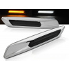 BMW E81 / E82 / E87 / E88 07-10 - LED smerovky dymové strieborný chróm