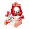 BABY MIX Dievčenský prenosný kozmetický salón 3 v 1 Batoh 40x31x41 ružová