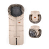 PETITEMARS PETITE&MARS Set zimný fusak Arctic 4v1 + rukavice na kočík Furry Rose Petal