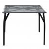 ROJAPLAST ZWMT-90 Stôl záhradný 90 x 90 cm, čierny ROJAPLAST 609/13