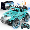 DEERC RC Auto s LED svetlami, hmlovým efektom a zvukmi – terénny monster truck pre deti