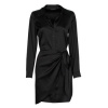 Guess Krátke šaty ES LS ALYA DRESS Čierna